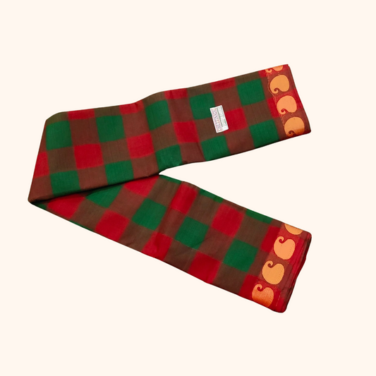 Traditional Chettinad Checks Saree β Timeless Heritage in Every Fold