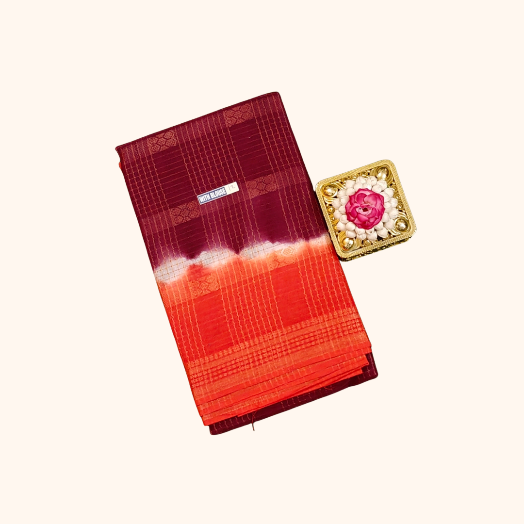 Lightweight Multicolour Sungudi Cotton Saree