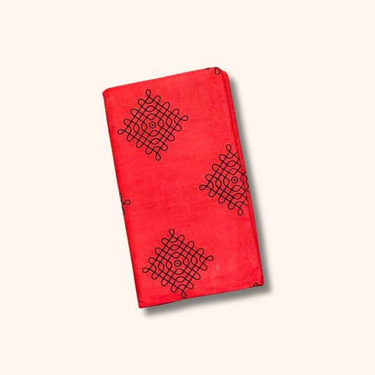 Classic Red Ethnic Saree with Traditional Border