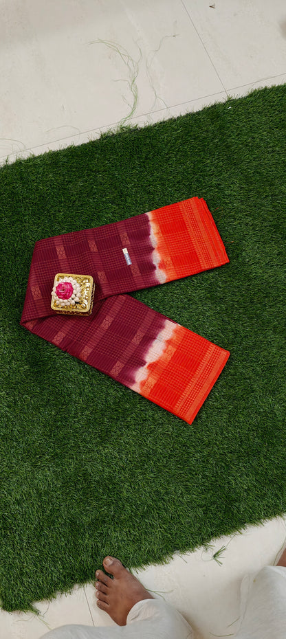 Lightweight Multicolour Sungudi Cotton Saree