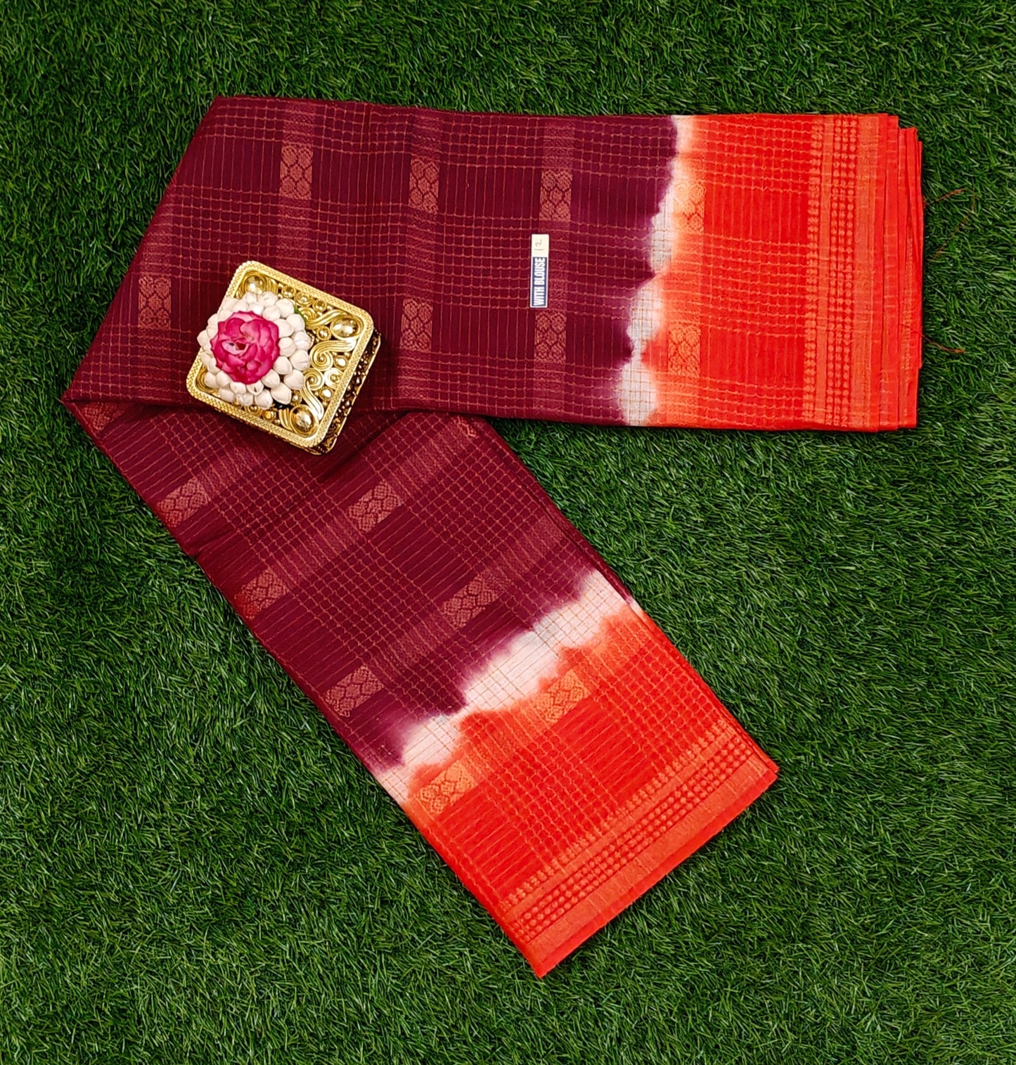 Lightweight Multicolour Sungudi Cotton Saree
